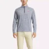 Cationic Wicking Quarter-Zip Sweatshirt til mænd