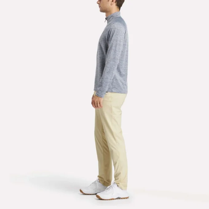 Cationic Wicking Quarter-Zip Sweatshirt til mænd