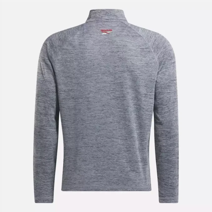 Cationic Wicking Quarter-Zip Sweatshirt til mænd