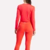 Core Slim Fit Crop langærmet T-shirt til kvinder Core Slim Fit Crop langærmet T-shirt til kvinder