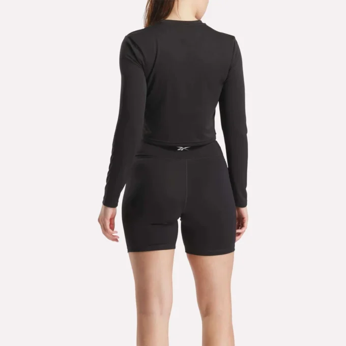 Core Slim Fit Crop langærmet T-shirt til kvinder Core Slim Fit Crop langærmet T-shirt til kvinder