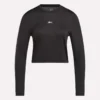 Core Slim Fit Crop langærmet T-shirt til kvinder Core Slim Fit Crop langærmet T-shirt til kvinder