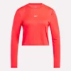 Core Slim Fit Crop langærmet T-shirt til kvinder Core Slim Fit Crop langærmet T-shirt til kvinder