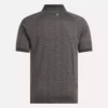 Herre-poloskjorte med korte ærmer i tonet Vector Jacquard med ribkant Herre-poloskjorte med korte ærmer i tonet Vector Jacquard med ribkant