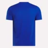 Herre-T-shirt med lille logo, rund hals og korte ærmer
