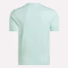 Herre-T-shirt med stort logo og rund hals Herre-T-shirt med stort logo og rund hals