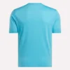 Herre-T-shirt med stort logo og rund hals Herre-T-shirt med stort logo og rund hals