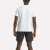 Herre-T-shirt med stort logo og rund hals Herre-T-shirt med stort logo og rund hals