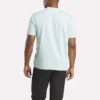 Herre-T-shirt med stort logo og rund hals Herre-T-shirt med stort logo og rund hals