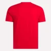 Herre-T-shirt med stort logo og rund hals Herre-T-shirt med stort logo og rund hals