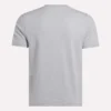Herre-T-shirt med stort logo og rund hals Herre-T-shirt med stort logo og rund hals