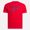 Herre-T-shirt med stort logo og rund hals Herre-T-shirt med stort logo og rund hals