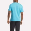 Herre-T-shirt med stort logo og rund hals Herre-T-shirt med stort logo og rund hals