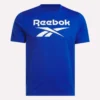 Herre-T-shirt med stort logo og rund hals Herre-T-shirt med stort logo og rund hals