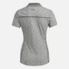 Johnny Collar Micro Floral Polo-shirt med korte ærmer til kvinder Johnny Collar Micro Floral Polo-shirt med korte ærmer til kvinder