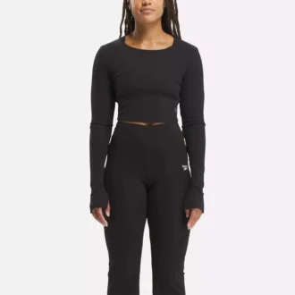 Klassiske garderobe-basics til kvinder Langærmet T-shirt
