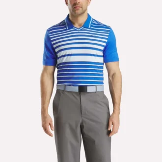 Kortærmet Nano Stripe Pullover Polo til mænd