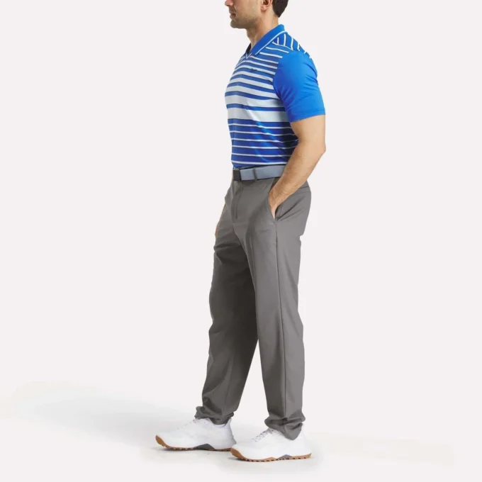 Kortærmet Nano Stripe Pullover Polo til mænd Kortærmet Nano Stripe Pullover Polo til mænd