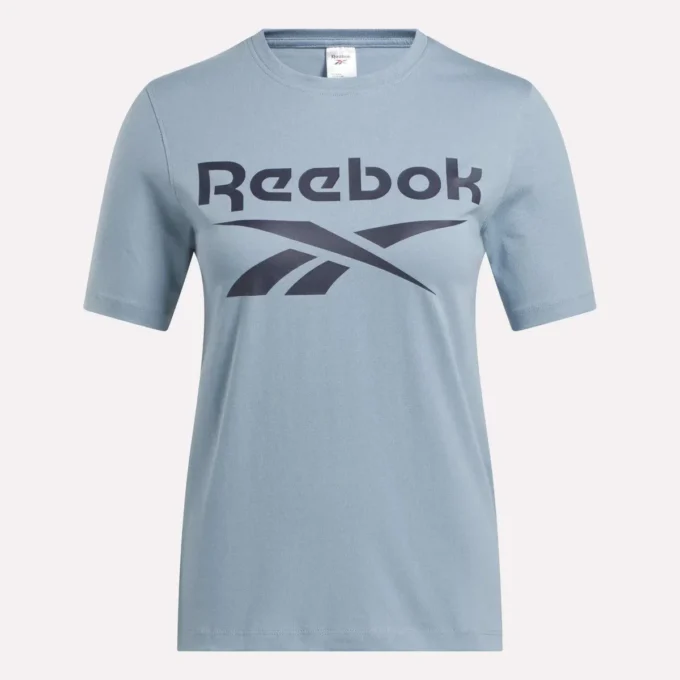 Kortærmet T-shirt med stort logo til kvinder Kortærmet T-shirt med stort logo til kvinder