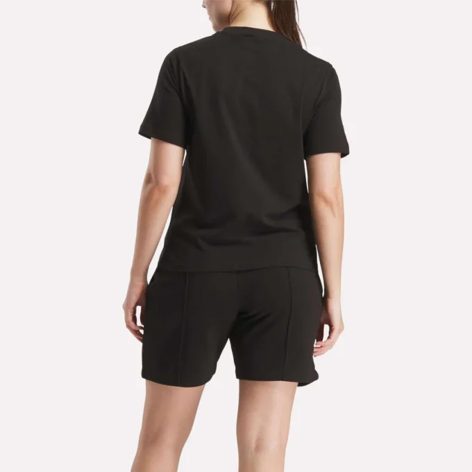 Kortærmet T-shirt med stort logo til kvinder Kortærmet T-shirt med stort logo til kvinder