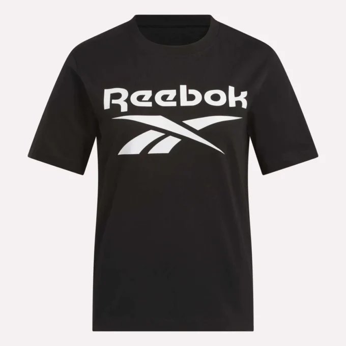 Kortærmet T-shirt med stort logo til kvinder Kortærmet T-shirt med stort logo til kvinder