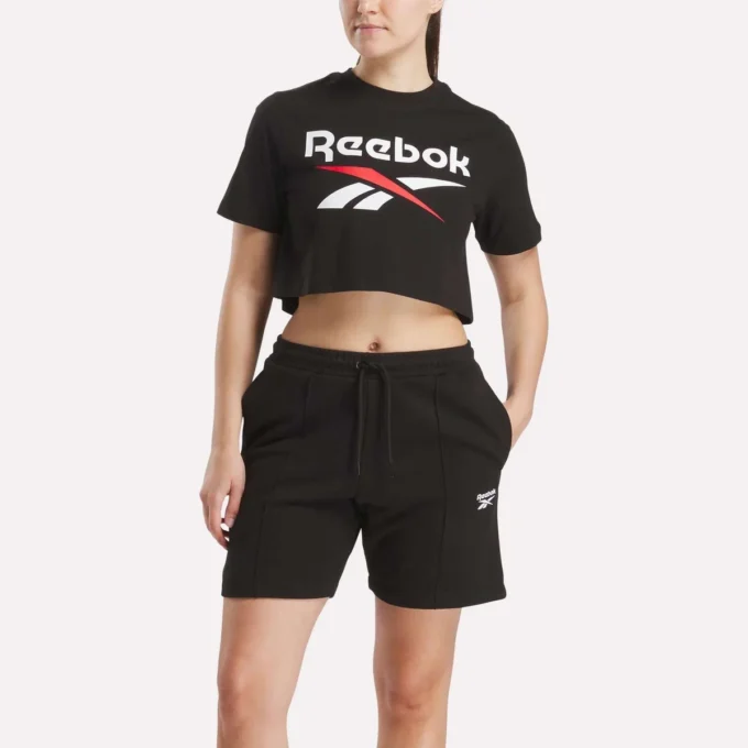 Kortærmet T-shirt med tofarvet logo til kvinder Kortærmet T-shirt med tofarvet logo til kvinder