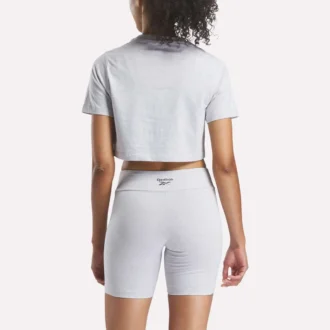 Kortærmet T-shirt med tofarvet logo til kvinder