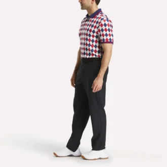Kortærmet Vector Argyle Print Polo til mænd