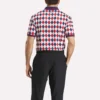 Kortærmet Vector Argyle Print Polo til mænd Kortærmet Vector Argyle Print Polo til mænd