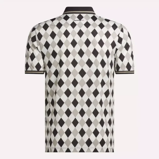 Kortærmet Vector Argyle Print Polo til mænd Kortærmet Vector Argyle Print Polo til mænd