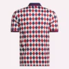 Kortærmet Vector Argyle Print Polo til mænd Kortærmet Vector Argyle Print Polo til mænd