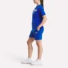 Kvinders tofarvet logo-T-shirt med korte ærmer