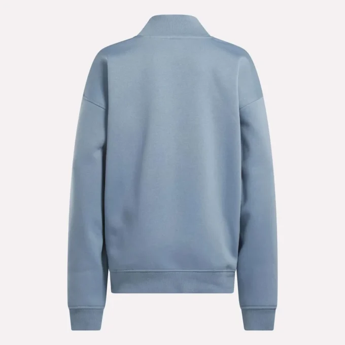 Lang sweatshirt med rullekrave til kvinder Lang sweatshirt med rullekrave til kvinder