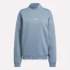 Lang sweatshirt med rullekrave til kvinder Lang sweatshirt med rullekrave til kvinder