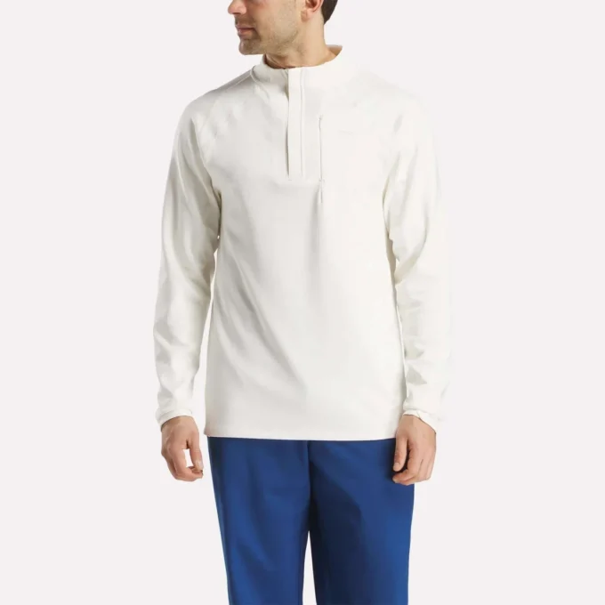Langærmet Aero Flex 1/4 Zip pullover til mænd Langærmet Aero Flex 1/4 Zip pullover til mænd