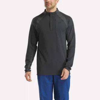 Langærmet Aero Flex 1/4 Zip pullover til mænd