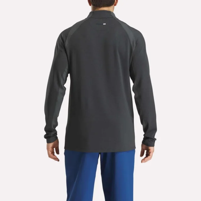 Langærmet Aero Flex 1/4 Zip pullover til mænd Langærmet Aero Flex 1/4 Zip pullover til mænd