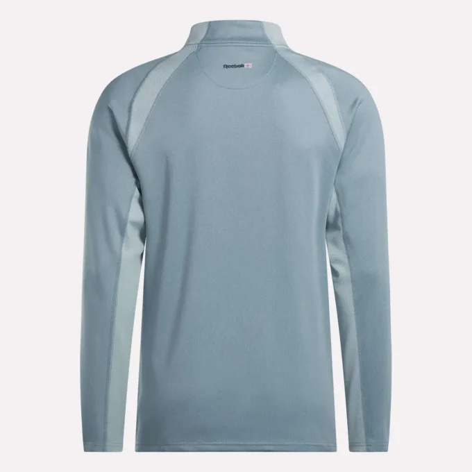 Langærmet Aero Flex 1/4 Zip pullover til mænd Langærmet Aero Flex 1/4 Zip pullover til mænd