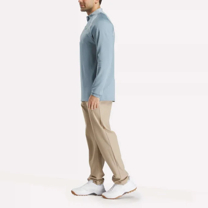 Langærmet Aero Flex 1/4 Zip pullover til mænd Langærmet Aero Flex 1/4 Zip pullover til mænd