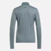 Langærmet Engineered Vector Jacquard 1/4 Zip golfpullover til kvinder Langærmet Engineered Vector Jacquard 1/4 Zip golfpullover til kvinder