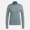 Langærmet Engineered Vector Jacquard 1/4 Zip golfpullover til kvinder Langærmet Engineered Vector Jacquard 1/4 Zip golfpullover til kvinder