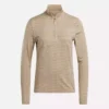 Langærmet Engineered Vector Jacquard 1/4 Zip golfpullover til kvinder Langærmet Engineered Vector Jacquard 1/4 Zip golfpullover til kvinder