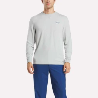 Langærmet golfsweatshirt til mænd