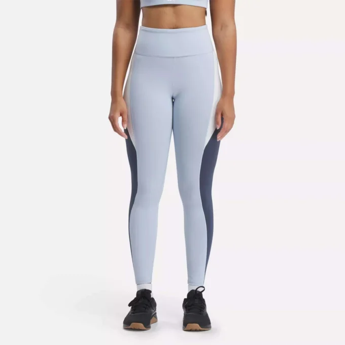 Lux High-Rise Colorblock-leggings til kvinder
