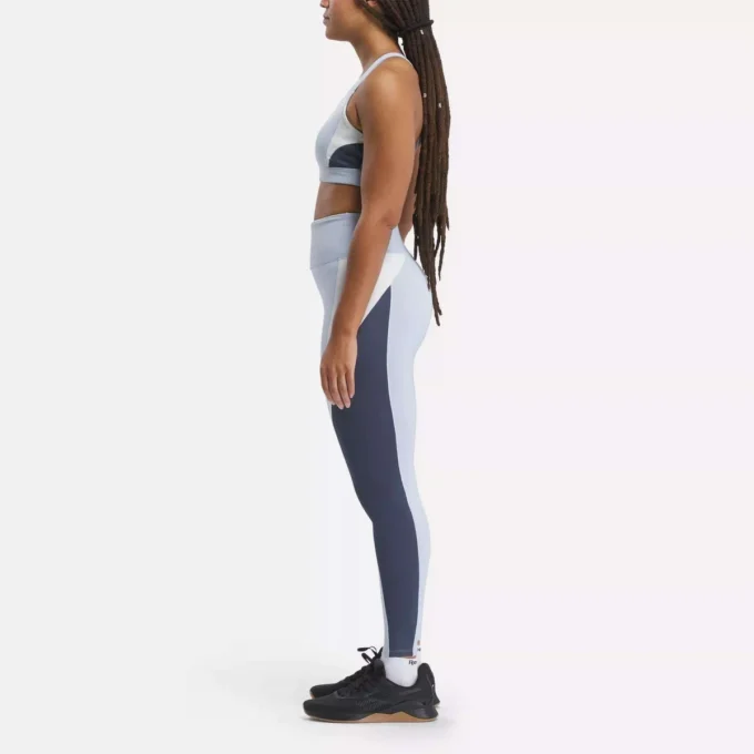 Lux High-Rise Colorblock-leggings til kvinder