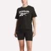 Oversized T-shirt med stort logo og korte ærmer til kvinder Oversized T-shirt med stort logo og korte ærmer til kvinder