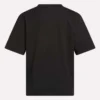 Oversized T-shirt med stort logo og korte ærmer til kvinder Oversized T-shirt med stort logo og korte ærmer til kvinder