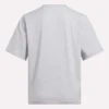 Oversized T-shirt med stort logo og korte ærmer til kvinder Oversized T-shirt med stort logo og korte ærmer til kvinder