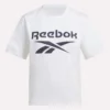 Oversized T-shirt med stort logo og korte ærmer til kvinder Oversized T-shirt med stort logo og korte ærmer til kvinder