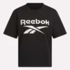 Oversized T-shirt med stort logo og korte ærmer til kvinder Oversized T-shirt med stort logo og korte ærmer til kvinder